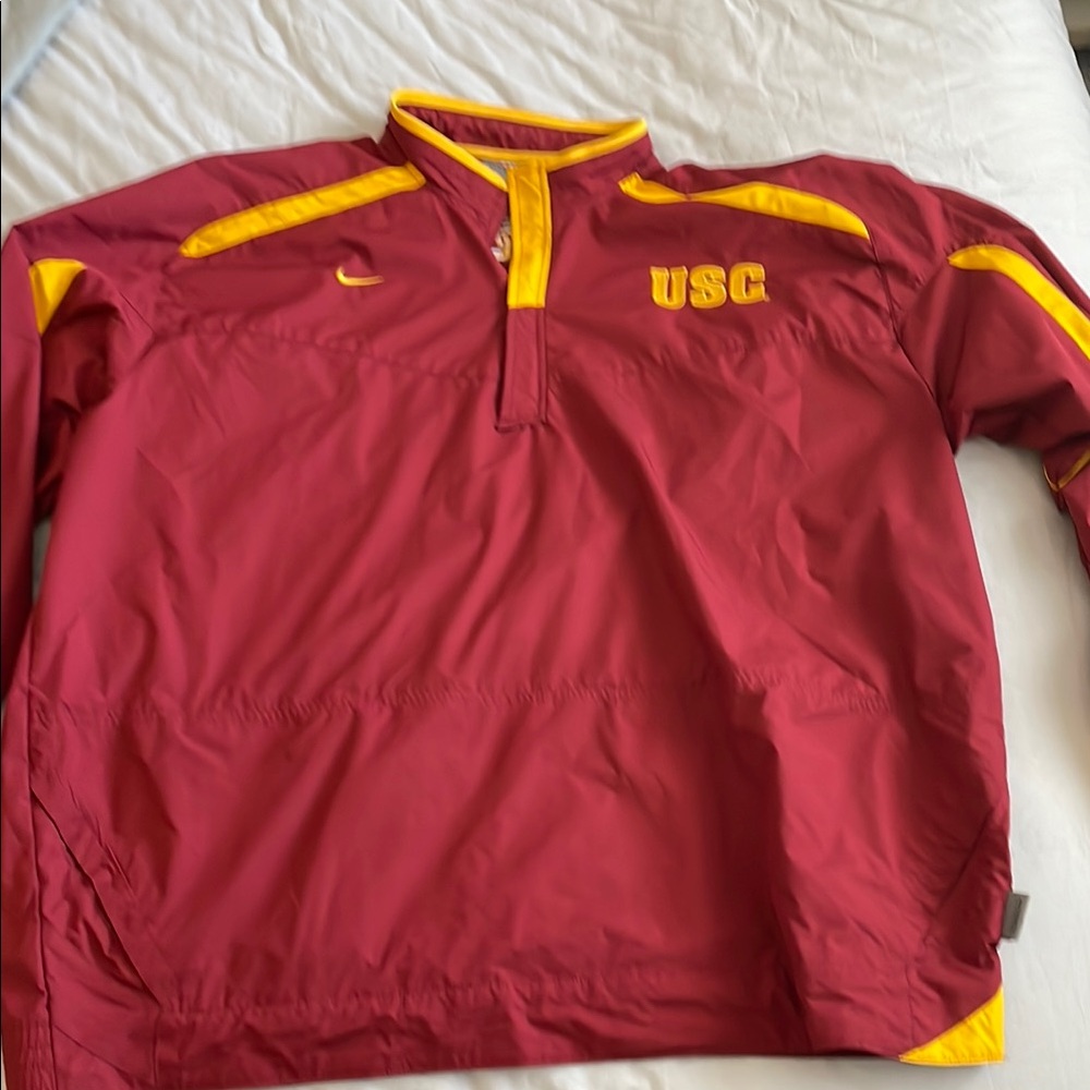 Nike USC Team Pullover - Maroon and Gold. Men’s XXL